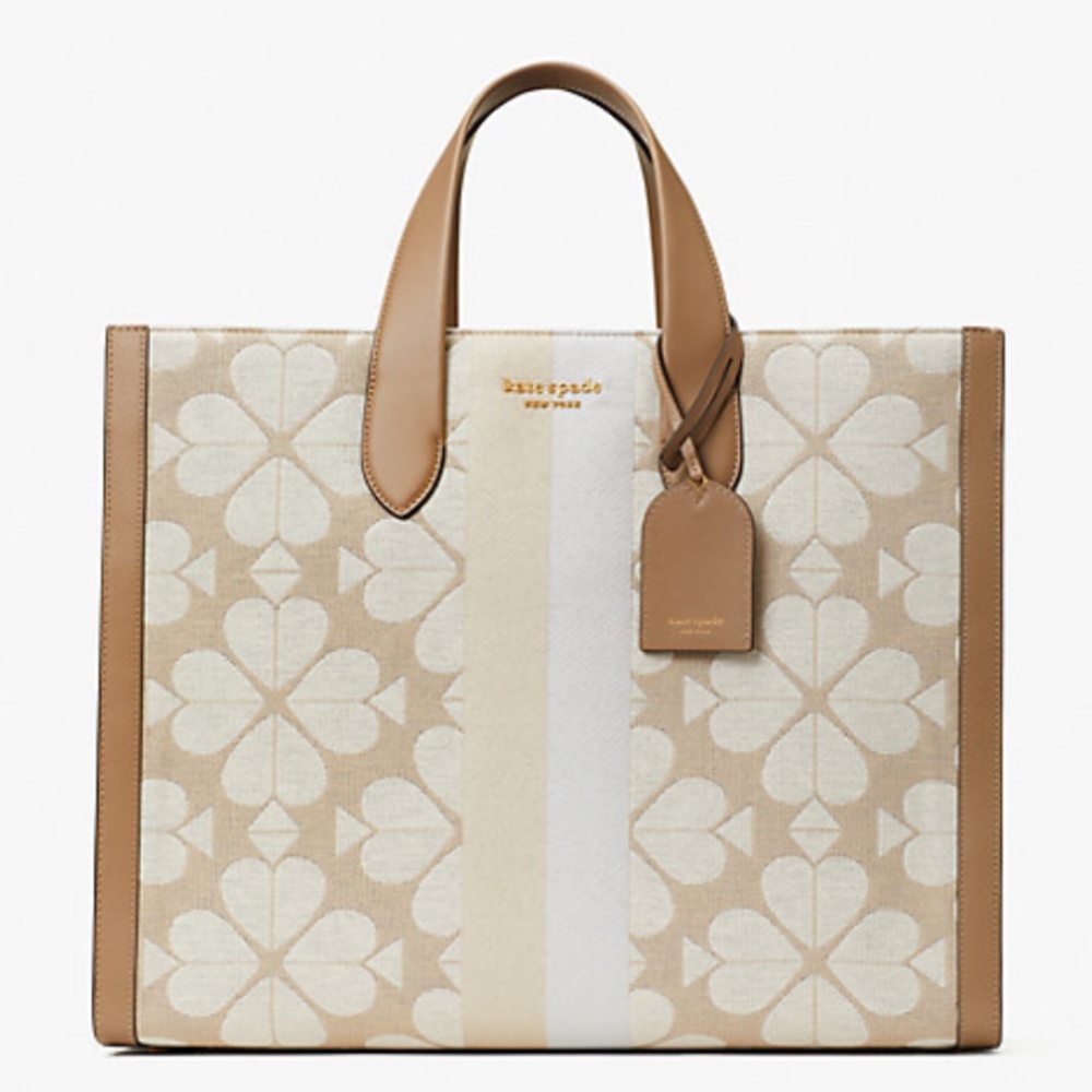 【kate spade】Stripe Manhattan Large Tote/NWT!! - Picture 2 of 8